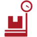 TOP Worldwide icon representing the future of LTL shipping with the new freight classification system, showing a box being weighed for accurate pricing and compliance.