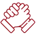home-icon-commitment Handshake icon representing our commitment to superior logistics