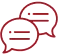 Icon representing the power of communication with TOP Worldwide, highlighting real-time updates and clear coordination for expedited freight.