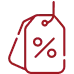 Exclusive LTL discounts icon symbolizing special less-than-truckload shipping rates for TOP Worldwide sales agents.