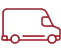 Icon representing TOP Worldwide sprinter van expedited freight services for fast, flexible, and time-sensitive deliveries.