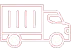 Icon representing TOP Worldwide small straight truck expedited freight services for versatile and timely deliveries.