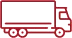 Icon representing TOP Worldwide 18-foot straight truck expedited freight services for medium-sized, time-sensitive shipments.